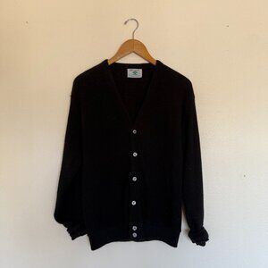 Vintage MP Classics Black Sweater Button Down Cardigan Large